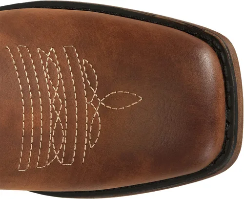 Vista 3 de SheSole Botas vaqueras con punta cuadrada para mujer, estilo vaquero, pantorrilla ancha, zapatos occidentales a la moda