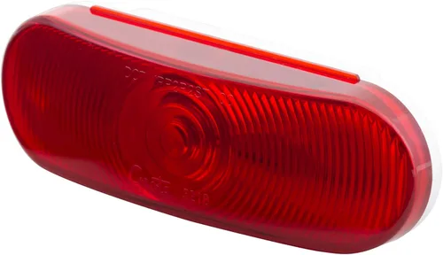Vista 22 de Grote 54702 Luces LED Ovaladas de 6" de Parada, Trasera y Giro con Respaldo Integrado, Carcasa Rígida Integrada Rojo