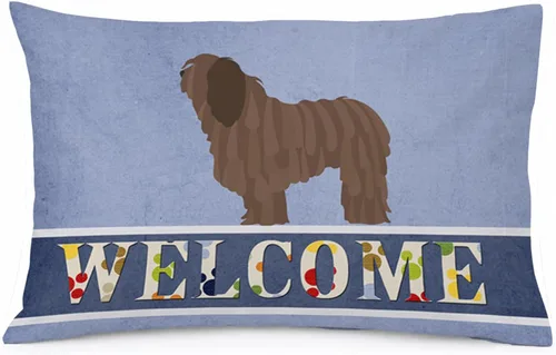 Vista 108 de Caroline's Treasures BB8334PILLOWCASE AIDI Atlas Mountain Dog - Funda de almohada estándar, color azul, ligera, súper suave, de fácil cuidado