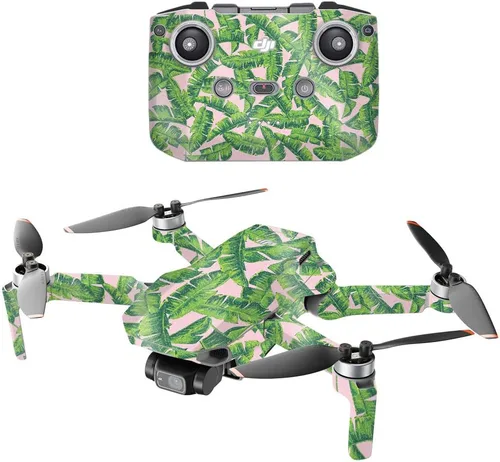Vista 10 de MightySkins brillo brillante compatible con DJI Mini 2 Drone portátil – Polígono gris Protector, duradero acabado brillante brillante Fácil