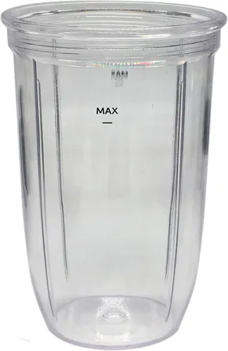 Vista 4 de Jarra personal de repuesto para exprimidor de 18 onzas (paquete de 2 unidades) compatible con NutriBullet Blender Combo