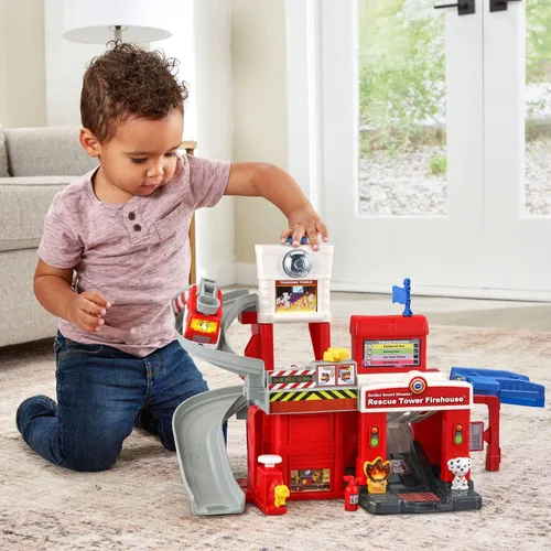 Vista 9 de VTech Go! Go! Smart Wheels Torre de Rescate Estación de Bomberos