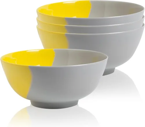 Vista 11 de Cuencos de melamina para servir Pasta de melamina extra duradera, ensaladera A prueba de roturas y resistentes a las astillas Aptos