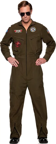 Vista 11 de UNDERWRAPS TOPGUN - Disfraz de piloto de combate - Oficial US NAVY TOPGUN