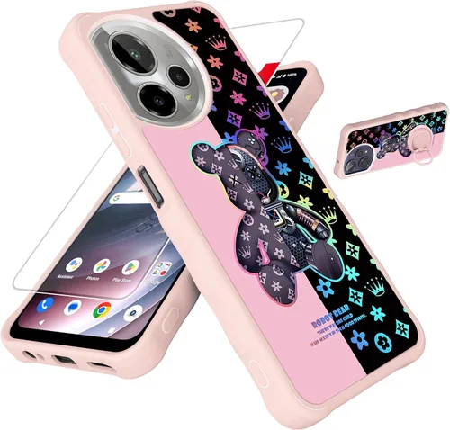 Vista 32 de jioeuinly Funda para Tecno Spark Go 2025 Compatible con Tecno Spark Go 1 / GO 1S / Pop 9 4G Funda de Teléfono Cubierta