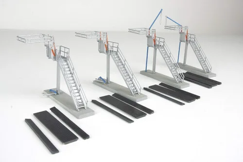 Vista 3 de Walthers Cornerstone Modern Loading Racks pkg(4)-Each 3 933-4037 HO Scale Model Railroad - Kit de estructura