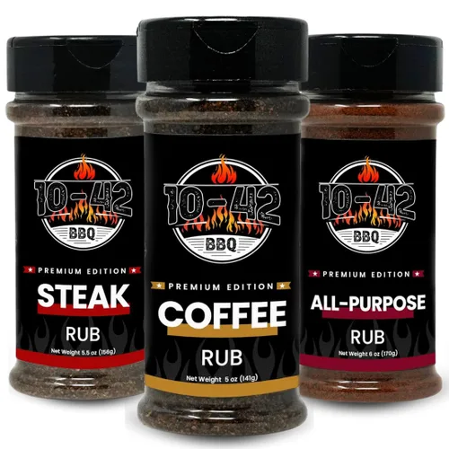 Vista 9 de 10-42 BBQ Rub Variety Pack Juego de barbacoa, pechuga y picante