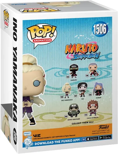 Vista 3 de Funko Pop! Animation: Naruto - Ino Yamanaka - Figura de vinilo coleccionable - Idea de regalo - Producto oficial - para niños y adultos - Fans