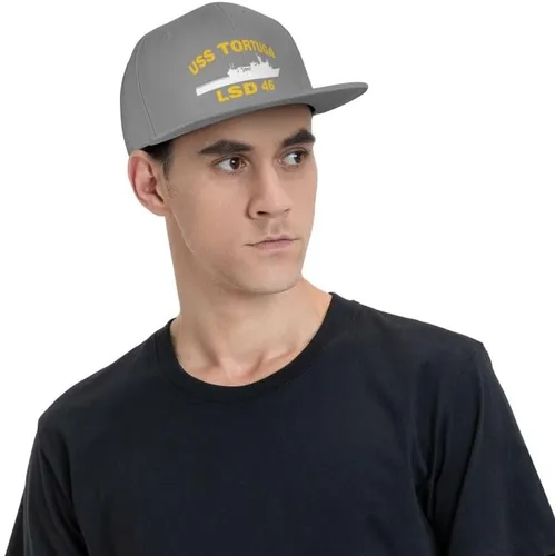 Vista 6 de USS Tortuga LSD 46 Flag-Baseball Caps-Denim Hats Cowboy Knit hat Fisherman's hat