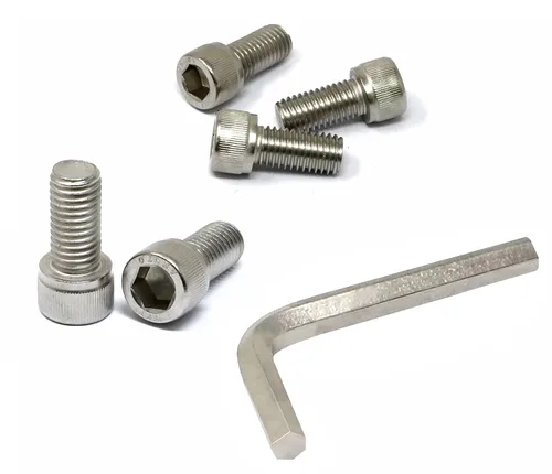 Vista 58 de iexcell Kit de tornillos de cabeza hexagonal de acero inoxidable 304, 100 unidades M2 x 0.157 in, paso de rosca de 0.016 in