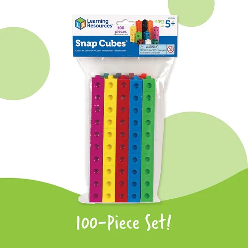 Vista 5 de Learning Resources Snap Cubes, juego de 100