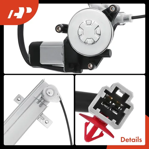 Vista 7 de A-Premium Elevalunas eléctrico con motor compatible con Honda Element 2003-2010 Delantero derecho del pasajero
