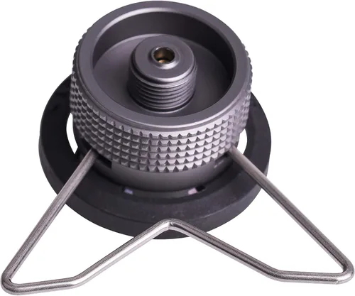 Vista 8 de CAMPINGMOON Adaptador de estufa de gas para parrilla de camping de adaptador de propano de 1 libra y adaptador de recipiente de butano Z11+Z22