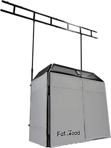 Vista 2 de FAT TOAD Cabina de DJ con paquete de soporte de armadura de iluminación de 8 pies (Serie QuickFOLD) – Fachada plegable con cubierta de scrim