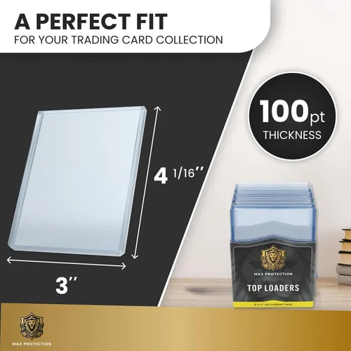Vista 2 de Max Protection Cargadores superiores de 100 puntos, 3 x 4 pulgadas