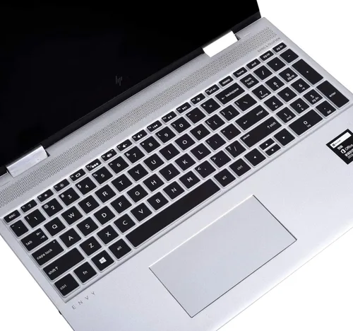 Vista 6 de Cubierta de teclado para portátil HP 15.6 15-dw 15-dy 15-da/db 15-ef 15-bs/bw 15-dy5033dx dy5073dx dy2073dx dy5399nr dy5599nr 15-dw4047nr Negro