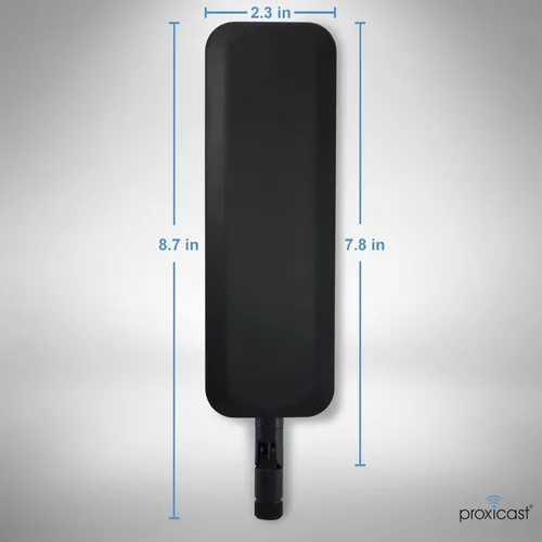 Vista 4 de Proxicast Antena universal de banda ancha 4G/5G/CBRS de 6 dBi con terminal giratorio omnidireccional (SMA macho) - Compatible con Cisco