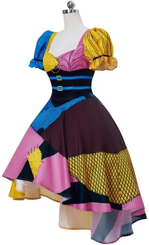 Vista 2 de CosplayDiy Vestido de disfraz de Navidad para mujer, talla grande
