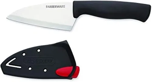 Vista 18 de Farberware 5158146 EdgeKeeper - Cuchillo utilitario, 4.5 pulgadas, color negro
