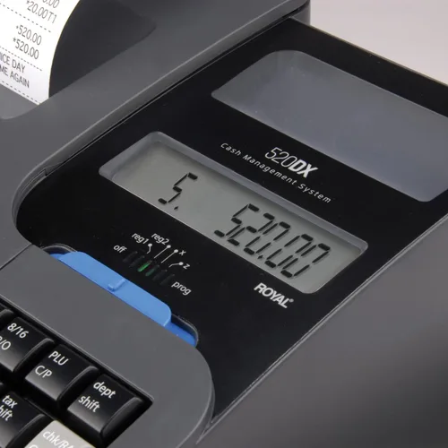 Vista 4 de Royal 89395U 520DX Caja registradora electrónica