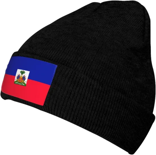 Vista 10 de Gorro de punto nacional para invierno y otoño, gorros para hombres y mujeres, gorro cálido con puños, gorro de esquí suave unisex