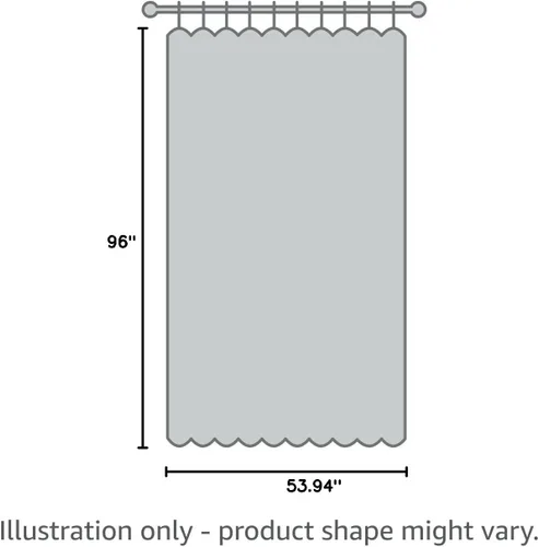 Vista 217 de TOWN & COUNTRY BASICS Cabana Cortinas Sólidas de Peso Pesado para Interiores y Exteriores, Opacidad de Filtrado de Luz con Parte Superior de Ojales