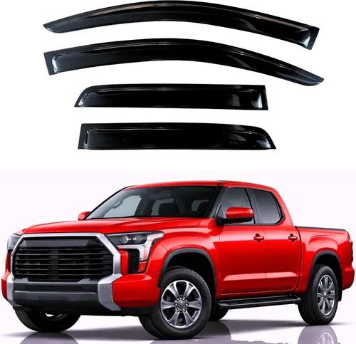 Vista 119 de KPY Protector de lluvia compatible con Ford Bronco 1980-1996, Ford F150 F250 F350, deflectores de ventilación lateral para visera de ventana