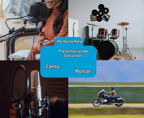 Vista 6 de Soporte de teléfono para micrófono Abrazadera de soporte para micrófono de música, soporte para teléfono inteligente, múltiples ángulos giratorios