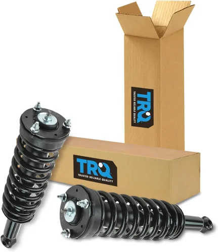Vista 107 de TRQ - Conjunto de puntal delantero y resorte helicoidal (lados del conductor y del pasajero), para auto