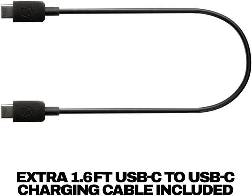 Vista 2 de Skullcandy Hesh Evo - Auriculares inalámbricos Bluetooth sobre la oreja con cable de carga USB-C extra, aislamiento de ruido, batería de 36 horas