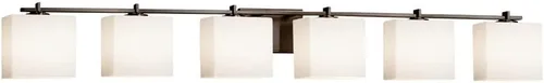 Vista 5 de Justice Design Group Lighting FSN-8446-55-WEVE-CROM Era - Barra de baño, cromo pulido
