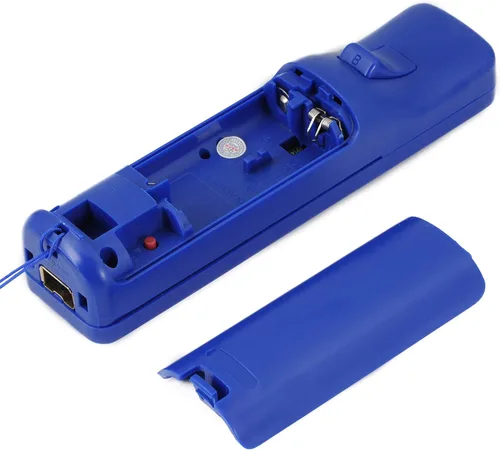 Vista 2 de QUMOX Mando a distancia y Nunchuck Joystick Compatible para wiiwii u (azul oscuro)