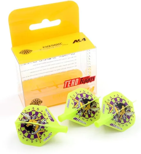 Vista 4 de CUESOUL TERO AK4 Plumas para dardos Forma estándar/Forma escudo/Forma diamante