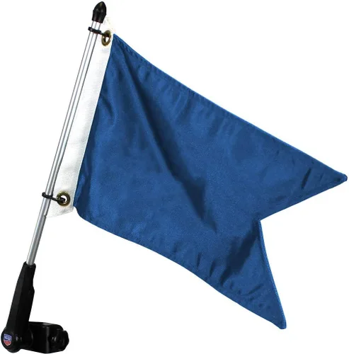 Vista 2 de Mástil de bandera para carrito de golf (negro)