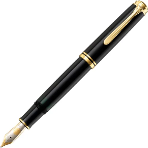Vista 6 de Pelikan Pluma estilográfica Premium M800 F Plume Negro/Azul