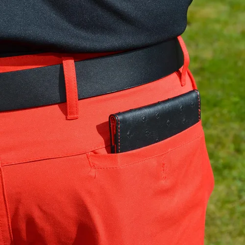 Vista 6 de Soporte prémium para tarjeta de puntuación de golf con efecto avestruz