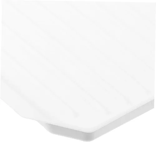 Vista 2 de SHOWERORO Bandeja para hornear tocino para microondas con protector de salpicaduras, bandeja de cocción para tocino crujiente para uso doméstico