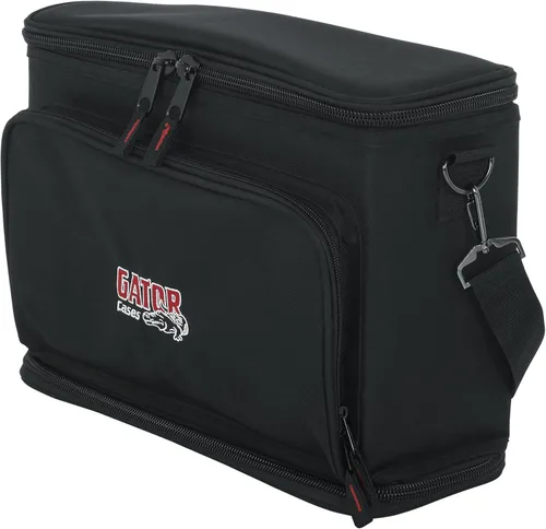 Vista 15 de Gator Cases - Bolsa acolchada para sistemas inalámbricos con correa de hombro extraíble, capacidad para un receptor, dos micrófonos y paquetes