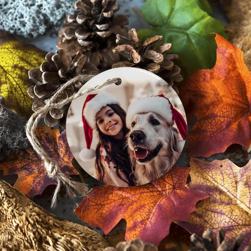 Vista 13 de Adornos de Navidad personalizados, adorno con foto personalizada, nuestro primer árbol de Navidad colgante 2024, decoración regalo para Navidad