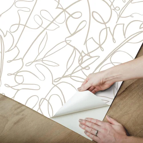 Vista 5 de RoomMates Tamara Day RMK12578RL Papel pintado natural tropical Signature