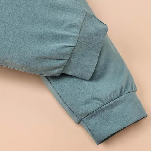 Vista 52 de Ropa de otoño e invierno para bebé, trajes de niño pequeño, sudadera de manga larga, sudadera de retazos y pantalones, 2 piezas, 12 meses a 5 años