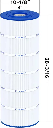 Vista 4 de Cryspool Filtro C200S compatible con CX200XRE, SwimClear C200S, C200S, C-9442, PA200S, cartucho de filtro de piscina de 200 pies cuadrados, 1 paquete