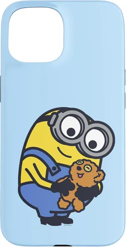 Vista 6 de iPhone 13 Despicable Me Minions Bob Holding Teddy Bear Case