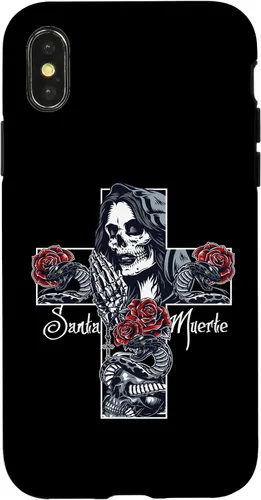 Vista 5 de Funda con diseño de calavera de Santa Muerte para iPhone 17
