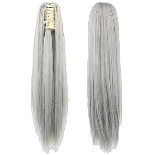 Vista 16 de Extensiones de pelo largo y liso para mujer, fibra natural, 16/613