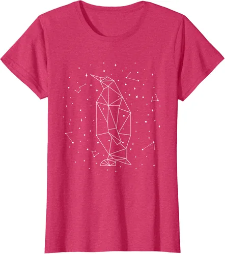 Vista 13 de Sternbild Penguin Constellation Emperor Sea Bird Penguin Camiseta Negro