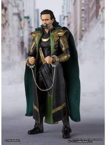 Vista 4 de TAMASHII NATIONS - Figura de acción de los Vengadores - Loki, Bandai Spirits S.H. Figuarts