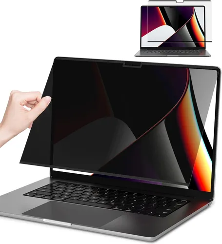 Vista 23 de FILMEXT Paquete de 2 Filtros de Pantalla de Privacidad para Computadora de 22 Pulgadas para Monitor de Escritorio/Sin Marco Todo en Uno 16:10