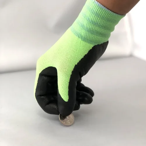 Vista 2 de 3M Super Grip 200 - Guantes de trabajo recubiertos de espuma de nitrilo para todo el día, 10 pares (talla M, naranja)