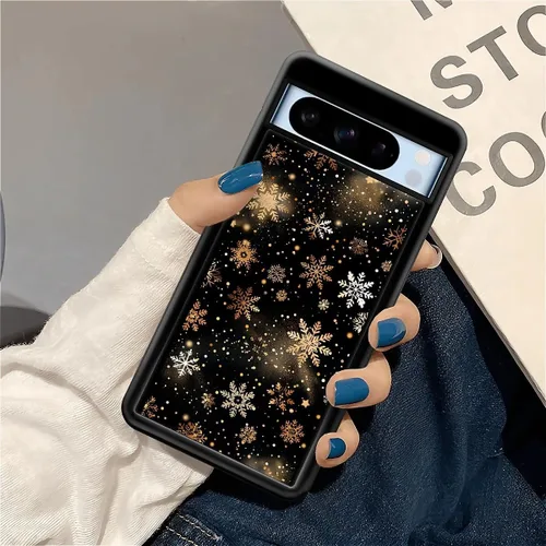Vista 373 de Compatible con Google Pixel 4A 5G Mobile Case Creative Acrylic Panel trasero Silicona Protección Grip especialmente diseñado para Google Pixel 4A 5G